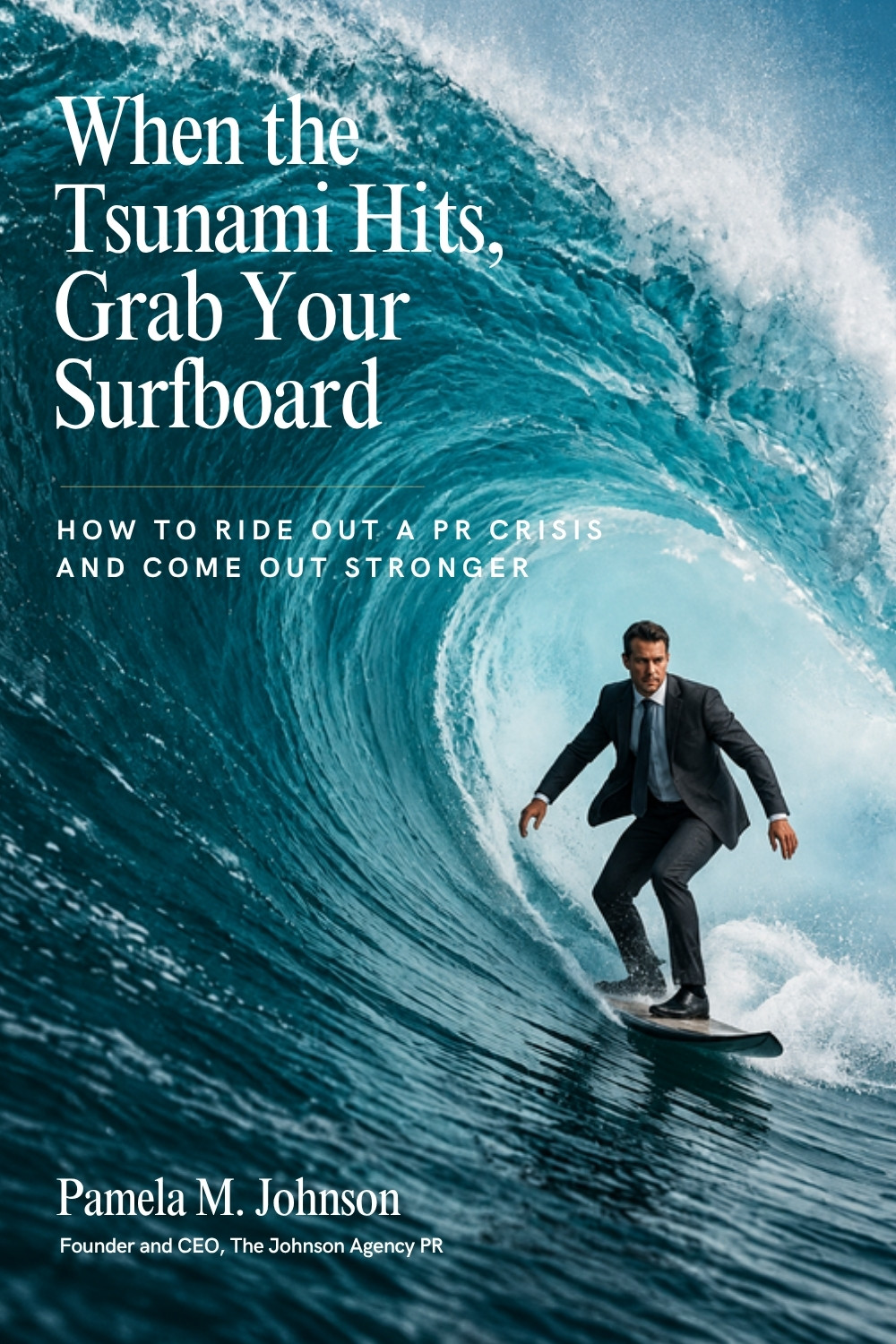 When the Tsunami Hits, Grab Your Surfboard book cover by Pamela M. Johnson